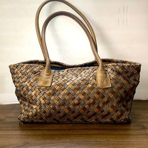 Fossil leather shoulder bag